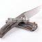 OEM TC4 Titanium alloy D2 Steel Rescue Knife 58-60HRC