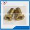 china standard brass bolt & screw & fasteners