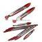 Custom kItchen tools set Silicone Handle 304 Stainless steel BBQ tong