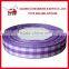 wholesale colorful Cheched ribbon roll for gift packing