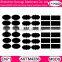 Chalkboard Label Decorative Removable Food Bottles Jars Label Black- Adhesive PVC Vinyl Sticker - Custom Shape Available