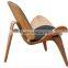 Model design Northern Europe hotel/bar/home solid wood chair