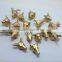 Chinese Zodiac Crafts animal shape metal Gold Jewelry zodiac head