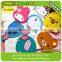 Novelty Shape Stylish Button Silicone Rubber Coaster for Tea Cup