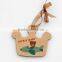 Recycled kraft paper hang tags for lady's clothing