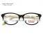 Classic Design Lady's Cat-eye Acetate Optical Glasses Eyewear Spectacle Frame Black/Ivory With Spring Hinge occhiali 51BG24012