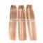 Cheap Price Ombre 100% Remy Human Hair Extension, 14 16 28 30 Inch Human Hair Weave Extension 27/613# Color Hair Extension