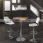Hot Sale Acrofine Design Swivel High Bar Stools Wood Bar Stool with Back HY3024H