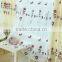 beautiful small flower and butterfly pattern blackout curtain for children