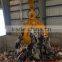 ex120-6 excavator orange peel grab,hydraulic rotary orange peel grapple, excavator pars