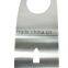 Sleek Modern Contemporary Brushed Stainless Steel Tabletop Single Bottle Serving Display Wine Rack