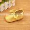 New gold pink blue soft PU Leather Baby Moccasins soft bottom child freshly picked First Walkers fringe toddler shoes girls boys