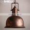 Aged Color Pendant Suspension Light Vintage Industrial Lamp