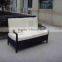 Rattan Furniture Living Room Sofa Set With Footstool Cover