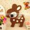 custom made lovely deer embroidery chenille patches