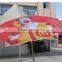 dia 188cm polyester material sun protection umbrella with branded printing