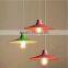 Scandinavian style vintage pendant light with beautiful color options