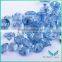 1.0mm-3.0mm round shape 119# blue synthetic spinel rough gemstone