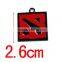 Newest Design Dota 2 Pendant Keychain Pendant Keychain Full Colors Dota Keychain for Men