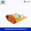 Plastic food packaging stand up pouch bag with zipper for dried fruits