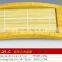 E-25C yellow plastic cambered shape bamboo tray