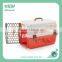 644 Taiwan design Pet product,Dog Cat Traveler Transport Cage,3coior Plastic pet carrier