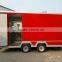 China mobile food cart trailer hot dog food cart manufacturer