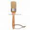 2 Inch Diameter Oval Chalk & Wax Boar Bristle Brush