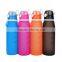 Leak-proof Portable Silicone Squeeze Water Bottle