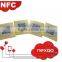 30mm NTAG 213 nfc stickers pvc tag