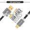 VOXLINK Crocodile Gold Plug USB Sync Date Charger Cable micro black 1m