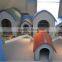 Custom dog plastic house HDPE easy assembly pet carrier waterproof
