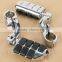 Chrome 360 degree Adjustable Highway Footpeg Footrests For 32mm