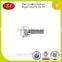 Custom made high precision Aluminum Straight Knurled Shoulder Thumb Screw