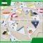 Promotional Christmas gift handmade Wedding Birthday Party Decoration baby fabric bunting flag banner