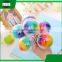 funny school office stationery mini plastic rainbow hair ball roller ball point pen