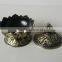 trinket box, mini size antique bronze metal alloy incense burner,