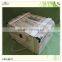 cheap gift hot stamped logo antique wooden wine boxes