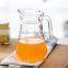 Hot selling good quality glass water jug & beer jug & juice jug