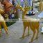 Lifesize reindeer sculpture