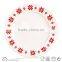 Ceramic christmas plate with holiday design