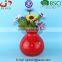 BSCI Certificate Factory red ceramic vase, vases for wedding centerpieces