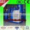 High Viscosity Lubricating Oil Purification Machine by vacuum dehydration & filtration