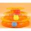 Kitty cat toy cat scratch three-wheel disc Play ball supplies pet cat funny cat toy
