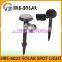 Black pole waterproof solar LED path light