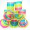 Hot Plastic Magic Rainbow Coil Spring Slinky Colorful Novelties Educational Toy smaller size