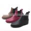 new Europe style matt PVC rain boots gumboots chelsea wellington shoes