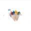 High quality party decoration angled frilled fruit toothpick
