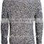 2014 Hot Sale Old Grey Knitted Ribbed Men's Pullover Sweater