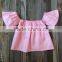 Baby Off The Shoulder Top Round Plain Colour Latest Design Girls Top